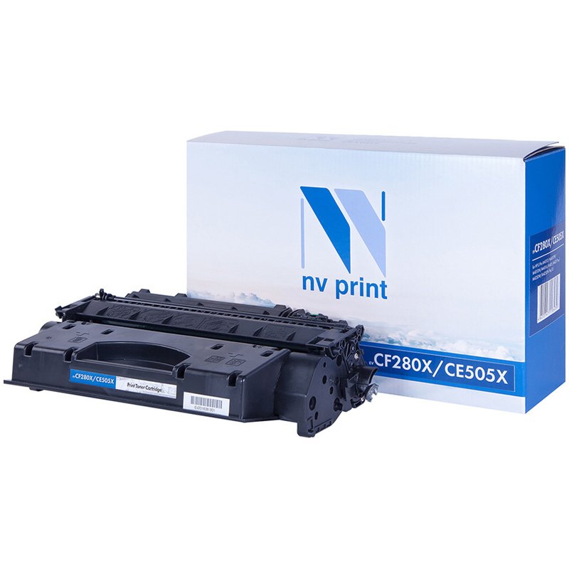 превью Картридж совм. NV Print CF280X/CE505X черный для HP LJ 400 M401, 400 M425 (6900стр)