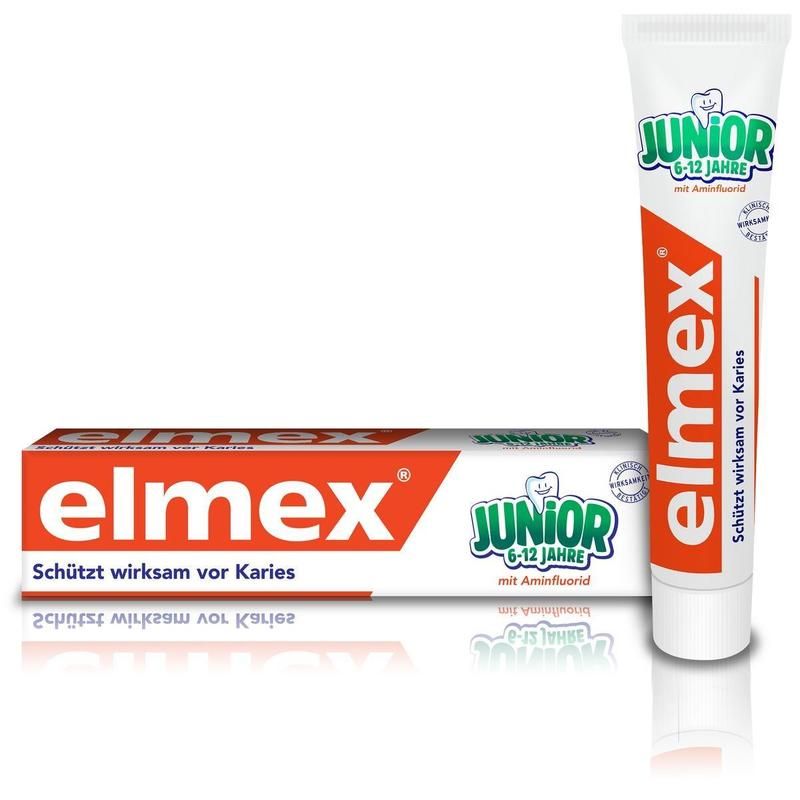 превью Зубная паста детская Colgate Elmex Юниор 6-12 лет 75 мл