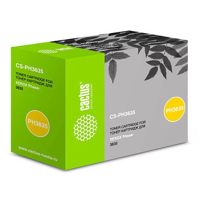 Картридж лазерный CACTUS (CS-PH3635) для XEROX Phaser 3635MFP/3635MFPW, ресурс 10000 стр. 