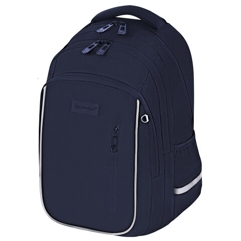 превью Рюкзак BRAUBERG INTENT, 2 отделения, 4 кармана, «Navy blue», 39×27х14 см