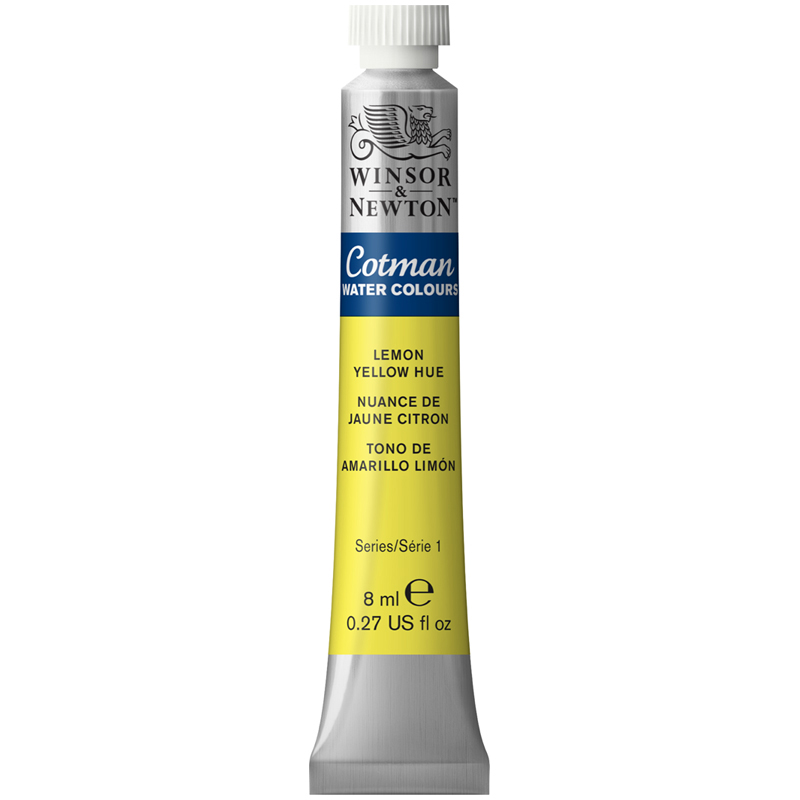 превью Акварель Winsor&Newton «Cotman», 8мл, туба, желтый лимон