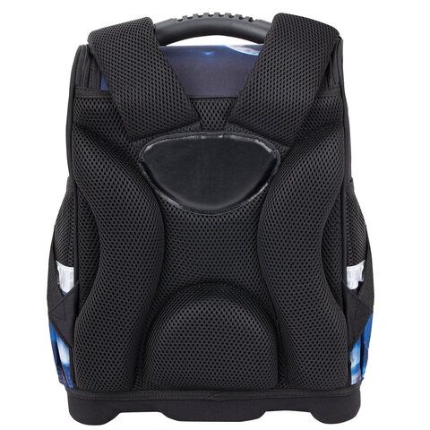 Ранец ЮНЛАНДИЯ WISE, 1 отделение, 3 кармана, устойчивое дно, Space driver, 37×29х15 см