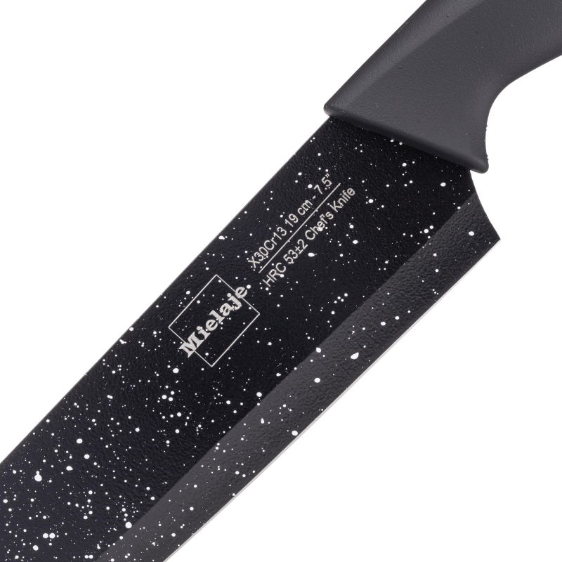 Нож Шеф Santoku 18 см. рукоять Soft Touch, Mielaje