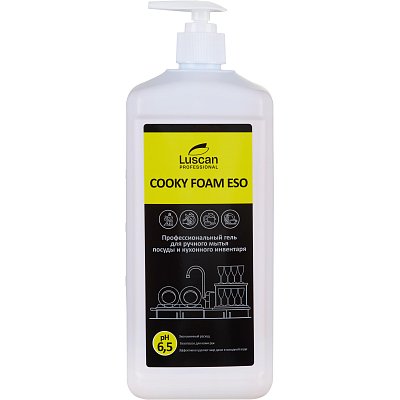 Профхим д/посуды гель д/ручного мытья Luscan Prof/Cooky Foam Eso, 1л