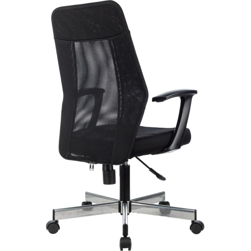 Кресло VB_EChair 225 DSL черный сетка/ткань хром