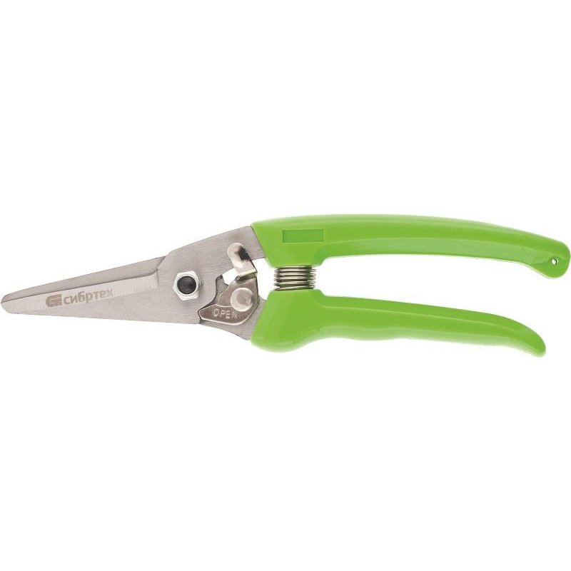 Секатор Сибртех прямой рез 205 мм (артикул производителя 60494)