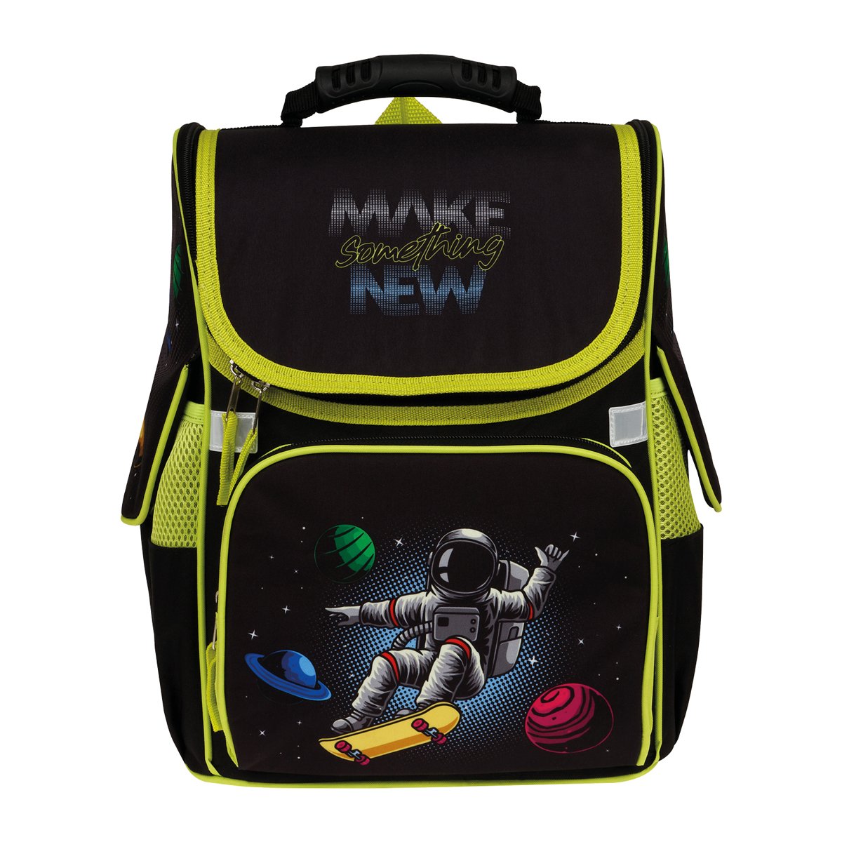 Ранец ArtSpace Junior «Make New» 37×28×21см, 1 отделение, 3 кармана, анатомическая спинка