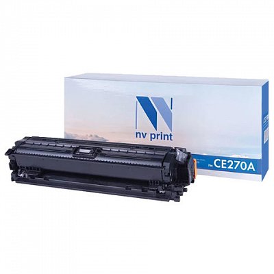 Картридж лазерный NV PRINT (NV-CE270A) для HP CP5525dn/CP5525n/M750dn/M750n, черный, ресурс 13500 страниц