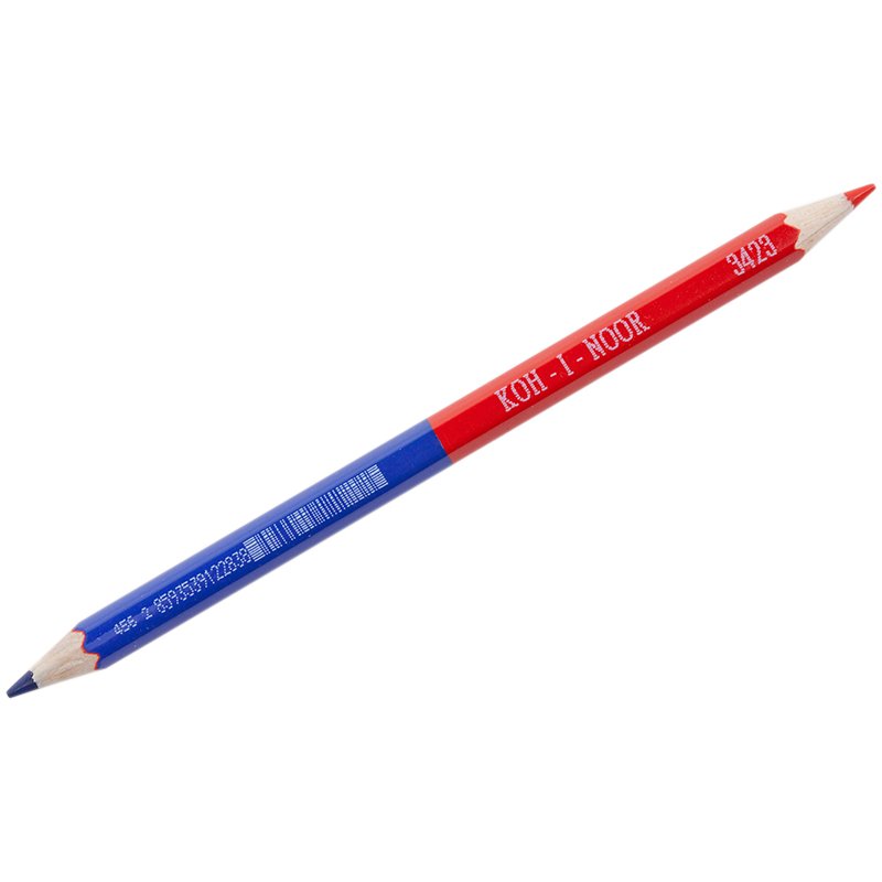 Карандаш двухцветный Koh-I-Noor красный/синий