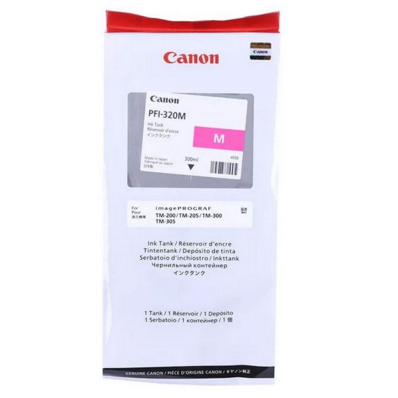 превью Картридж струйный Canon PFI-320M 2892C001 пурпурный оригинальный