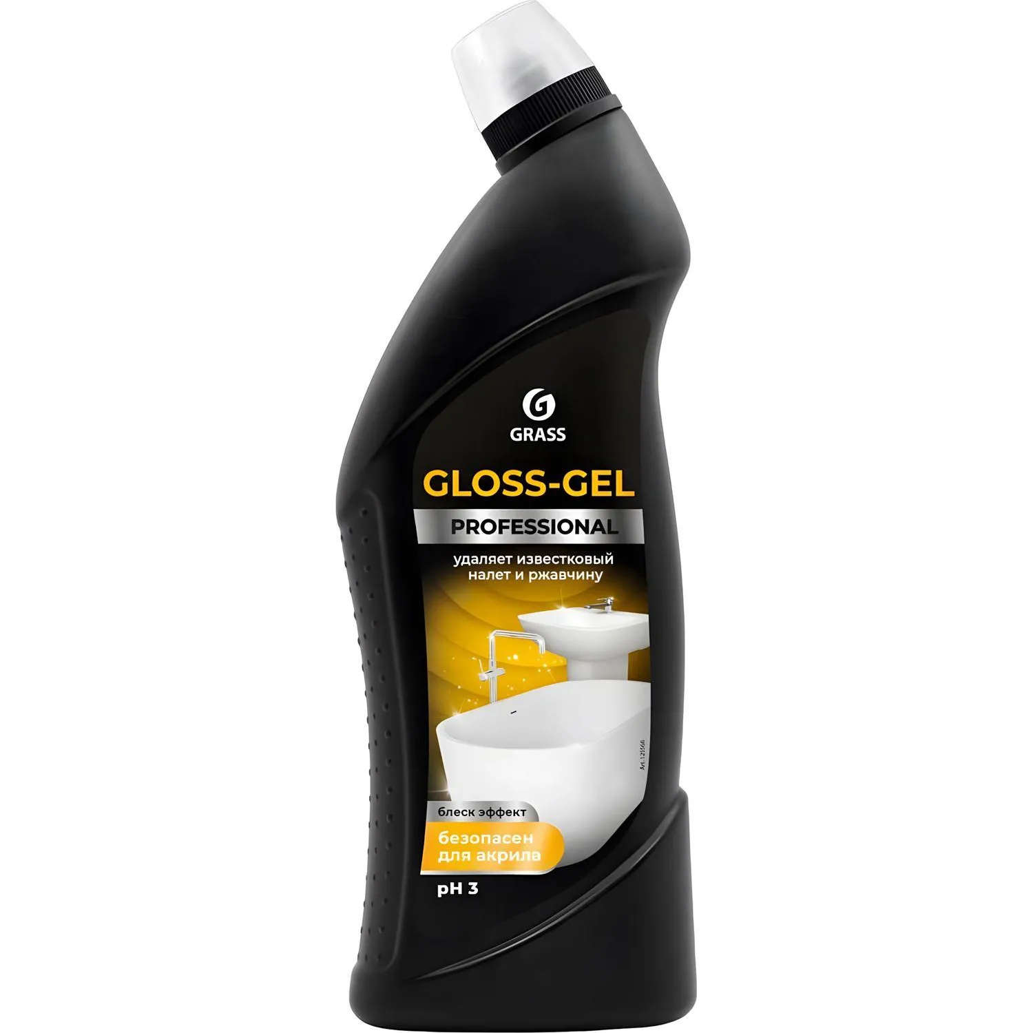 Средство для сантехники чистящее Grass Gloss Gel Professional 0.75 л для акрила