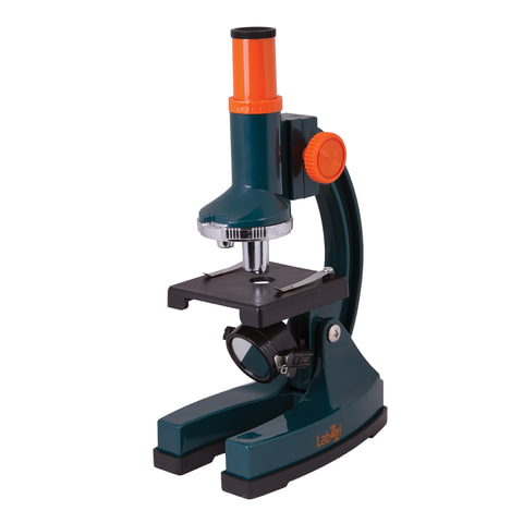 Микроскоп детский LEVENHUK LabZZ M1, 100-300 кратный, монокулярный, 3 объектива