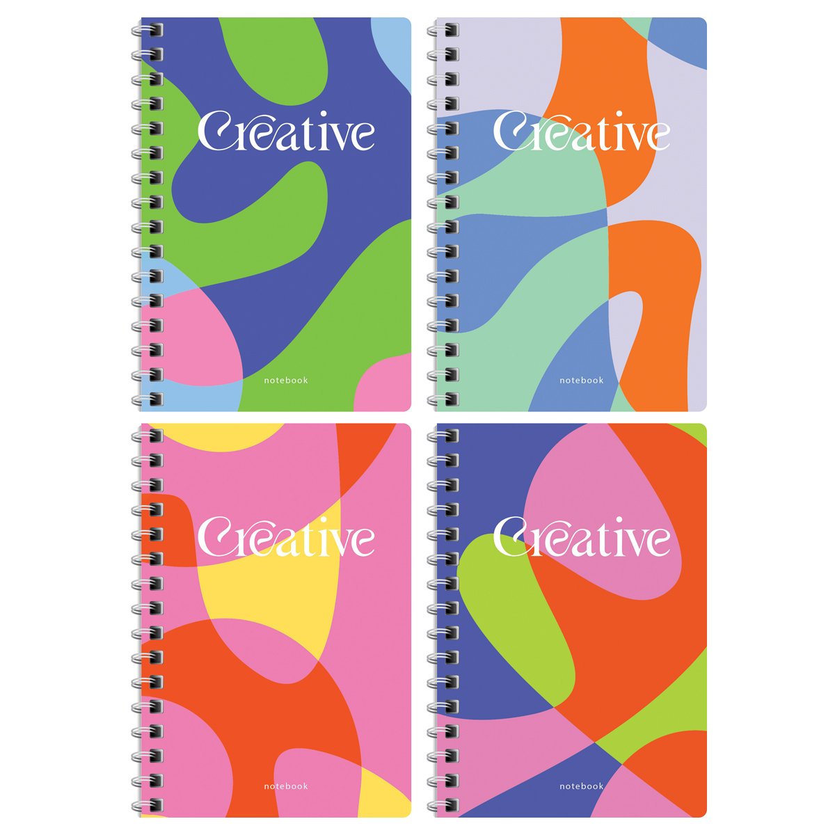 превью Записная книжка А6, 80л. на гребне BG «Mono. Creative»