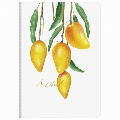 Тетрадь 40 л. в клетку обложка SoftTouch, фольга, бежевая бум. 70 г/м2, сшивка, А5 (147×210 мм), MANGO, BRAUBERG