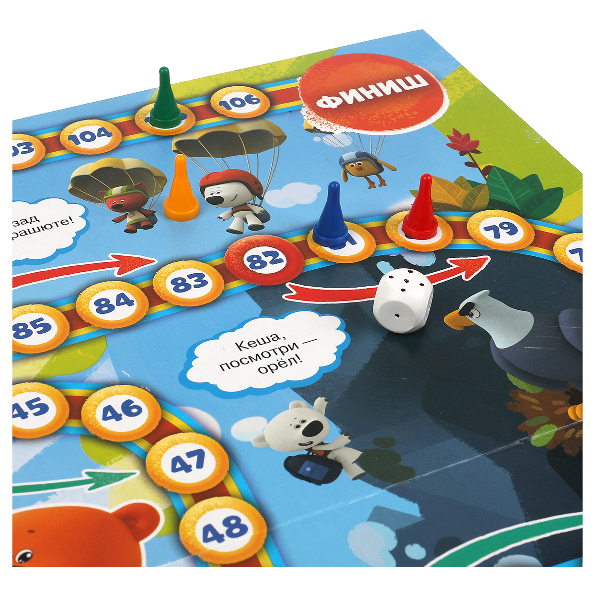 Игра настольная Умные игры «Ходилка Мега А3. Ми-ми-мишки. Путешествуем с друзьями», картонная коробка
