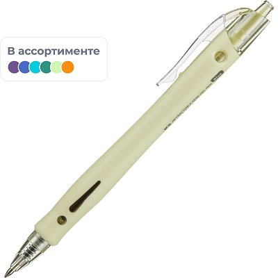 Ручка шариковая автомат. M&G д. ш. 0.7мм, лин.0.5мм, синий, ассорти