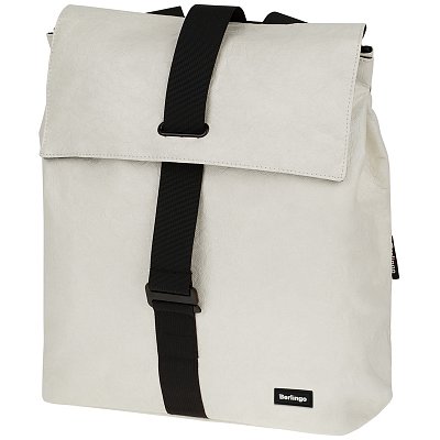 Рюкзак Berlingo Trends «Eco white» 36×28.5×13см, 1 отделение, тайвек