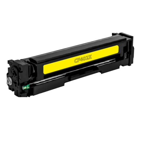 Картридж лазерный SONNEN (SH-CF402X) для HP LJ Pro M277/M252 ВЫСШЕЕ КАЧЕСТВО желтый, 2300 страниц