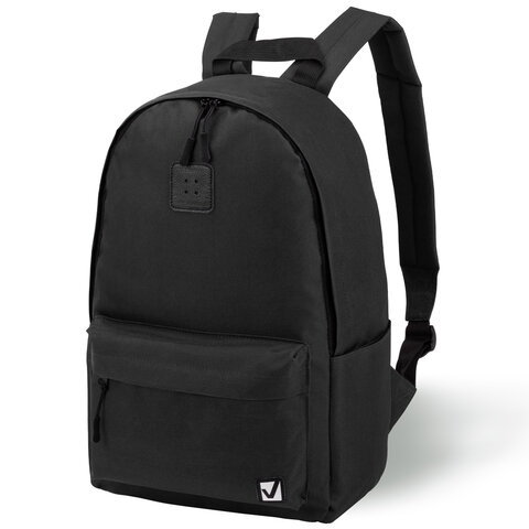 Рюкзак BRAUBERG POSITIVE универсальный, потайной карман, «Black», 42×28х14 см