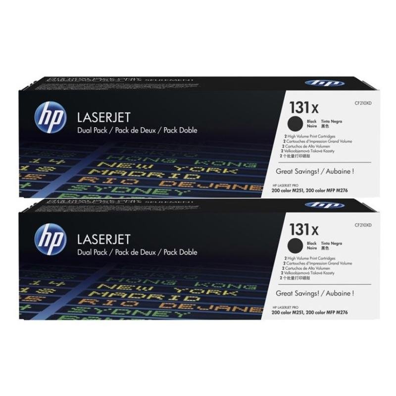 Картридж лазерный HP 131X CF210XD чер.для HP LaserJet Pro 200 color M2512(2