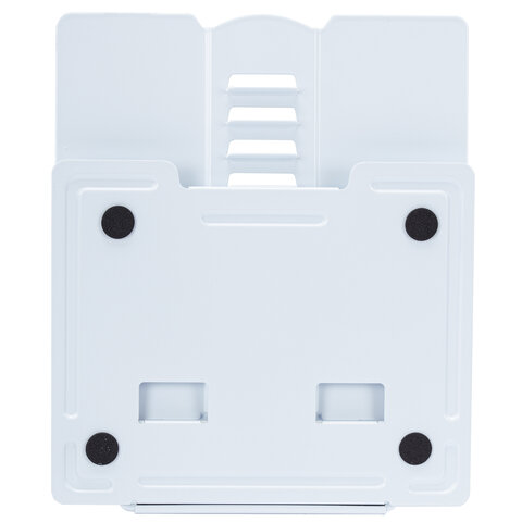 Подставка для книг и учебников BRAUBERG KIDS mini «White», регулируемый угол наклона, металлическая