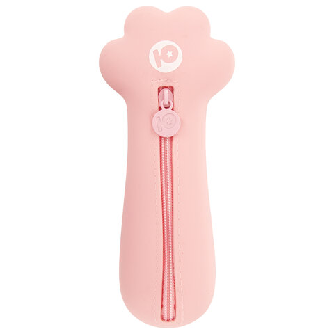 Пенал-косметичка ЮНЛАНДИЯ на молниисиликон«Paw Pink»розовый20×7 см270057