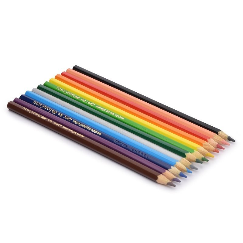 Карандаши цветные Faber-Castell eco Замок 12 цветов шестигранные с точилкой