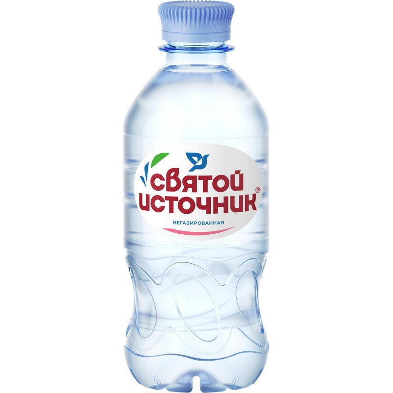 Вода минеральная негазированная «Святой Источник» (0.33л, 12 шт. в упаковке)