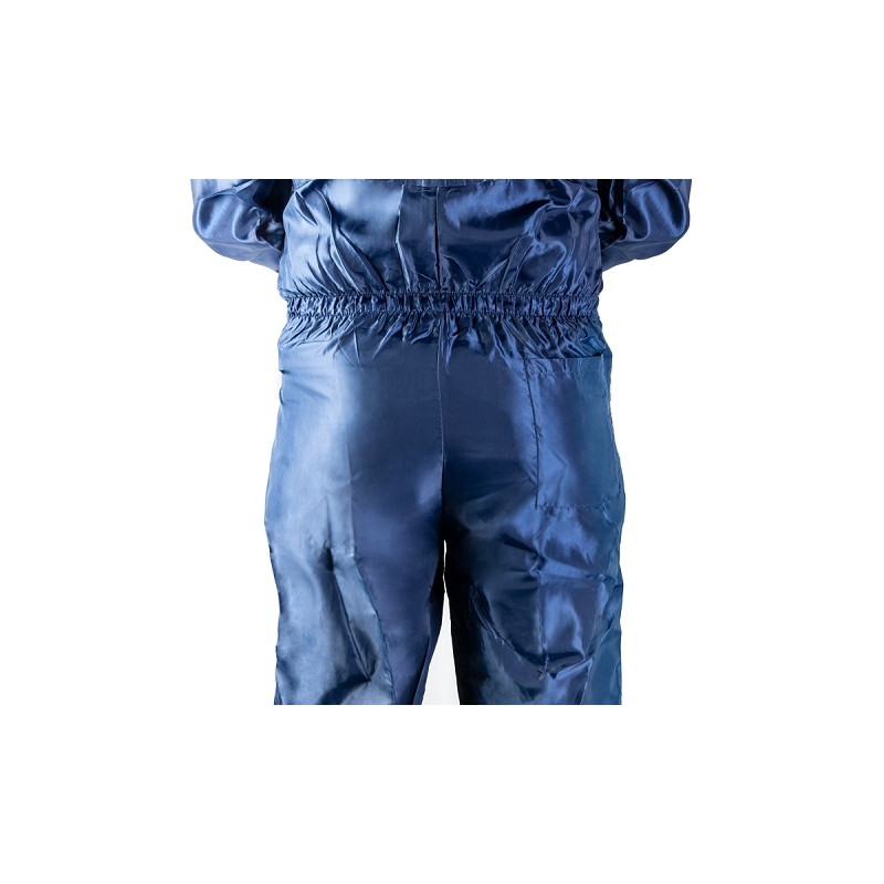 Комбинезон многоразовый с капюшоном синий Jeta Safety JPC75b (размер 54-56, XXL)