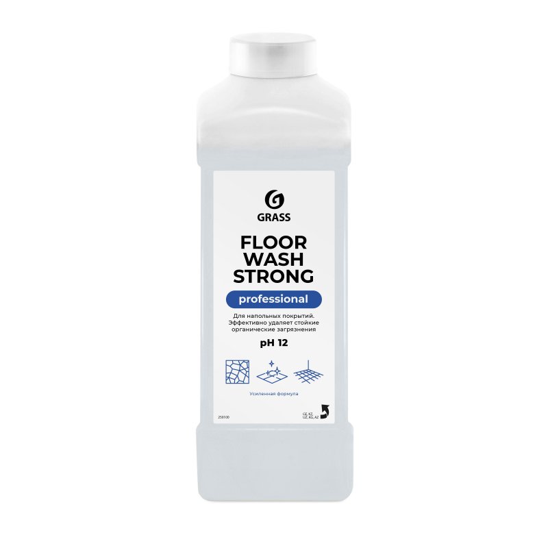 Профессиональное средство для мытья пола Grass Floor Wash Strong 1 л (артикул производителя 250100)