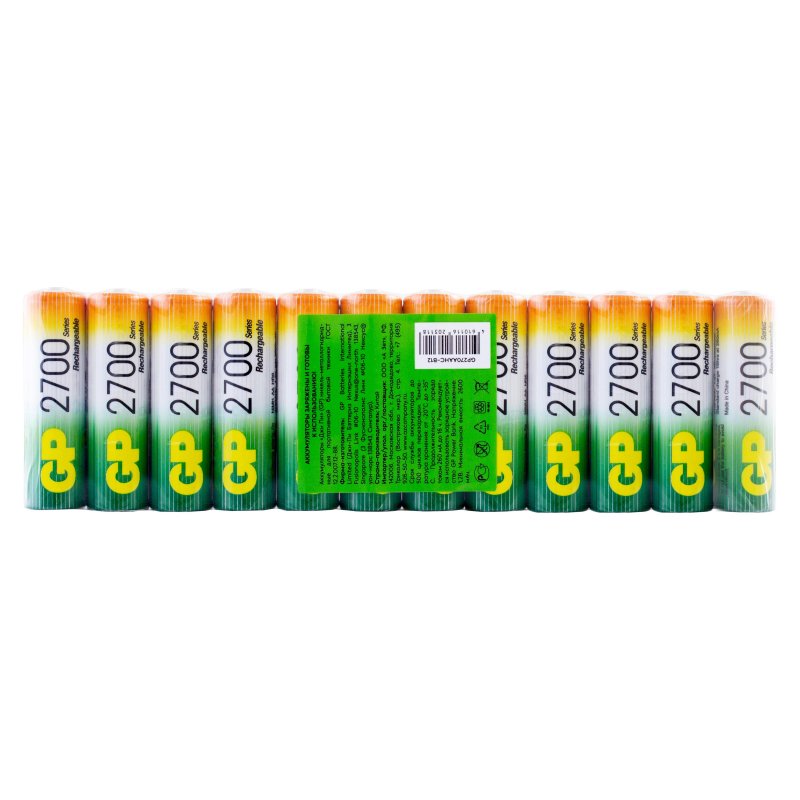 Аккумулятор GP GP270AAHC-B12 АА 2700 series (min 2600mAh) 12 шт