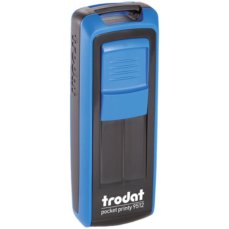 превью Штамп карманный Trodat Pocket Printy, пластик, 47×18мм, синияя подушка (148921)