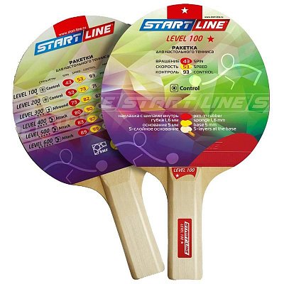 Ракетка для настольного тенниса Start LineLevel 100 (прямая)