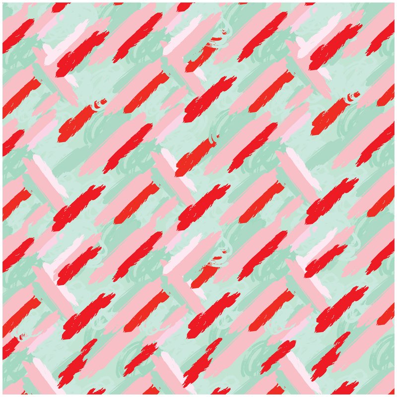 Упаковочная бумага глянц. 70×100см, MESHU «Stylish green», 90г/м2