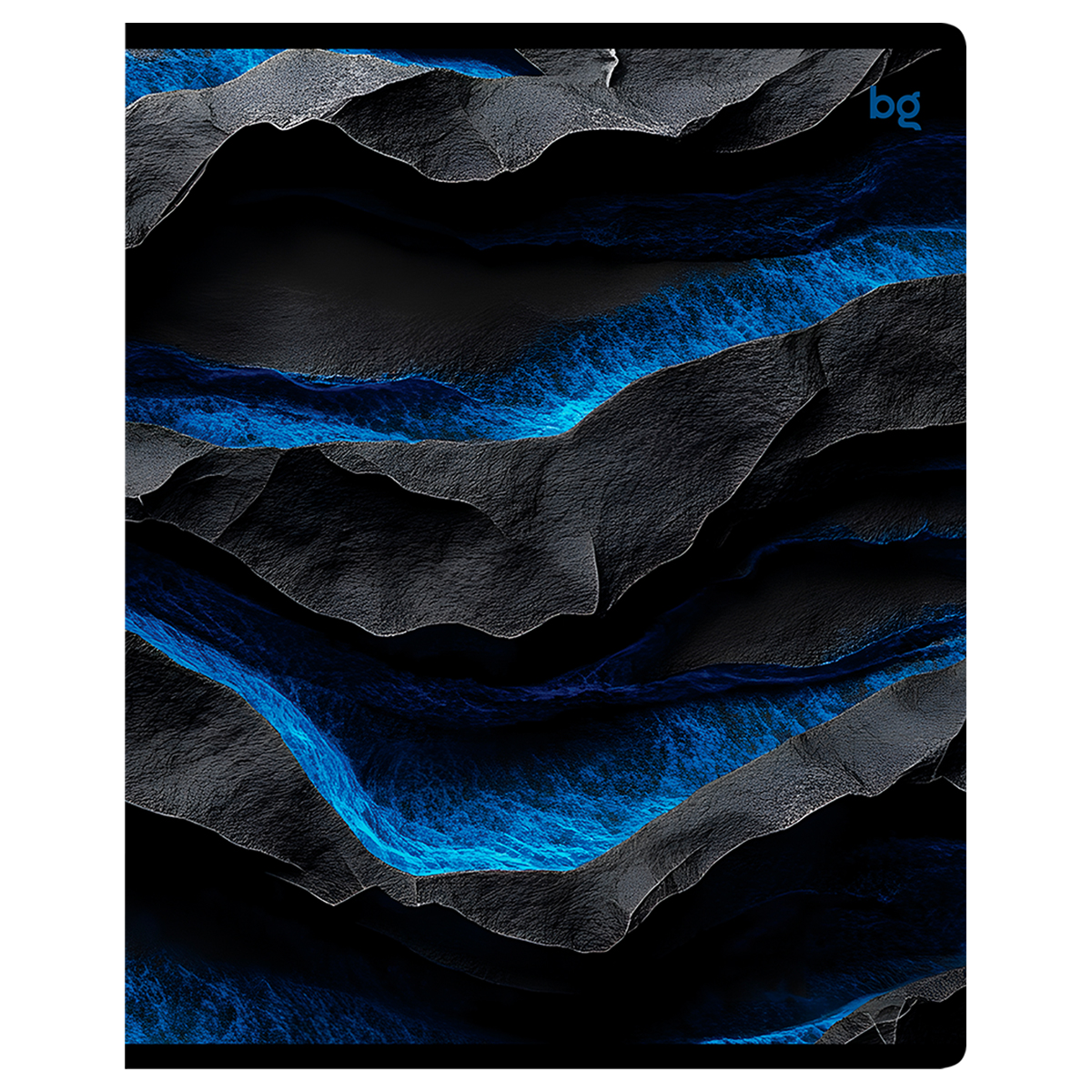 Тетрадь 48л., А5, клетка BG «Marble», глянцевая ламинация, микро sandy-touch лак