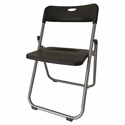 Стул складной BRABIX «Golf Lite CF-017»серебристый каркаспластик чёрный532895