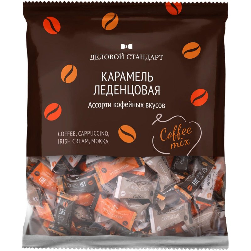 превью Леденцы Деловой Стандарт Ассорти кофейных вкусов, 500г