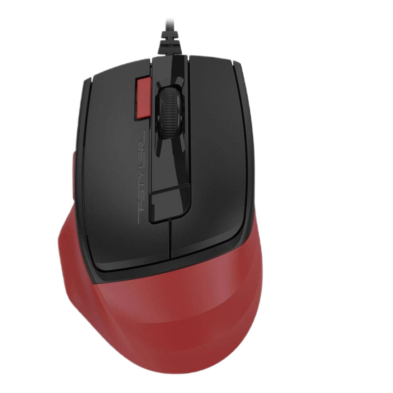 Мышь компьютерная A4Tech Fstyler FM45S Air красный/черн 2400dpi silent/7but