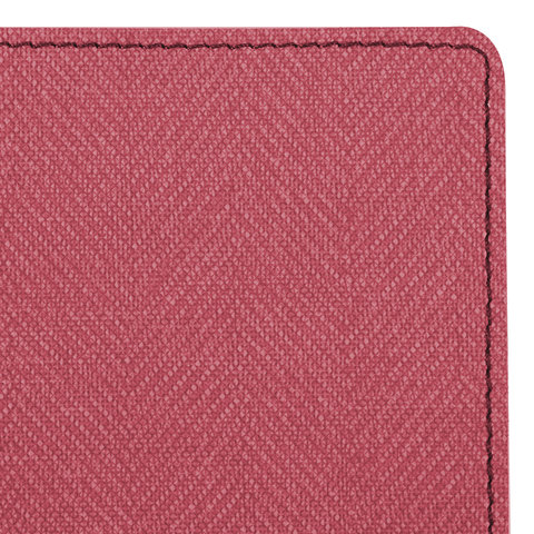 Бизнес-блокнот BRAUBERG «Tweed», А5 148×213 мм, под ткань, линия, 128 л., красный