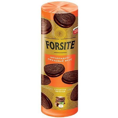 Печенье FORSITE сахарное сэндвич с шок. орех. вк., 220гМП446