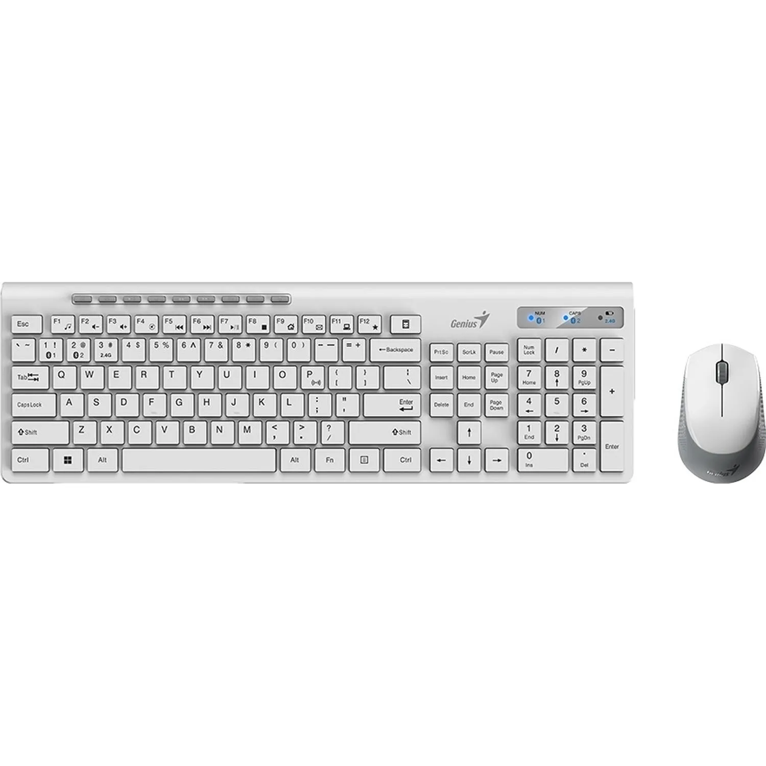 превью Комплект беспроводной клавиатура и мышь Genius Slimstar 8230 (31340015402)