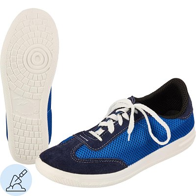 Кроссовки летние ПУ синие, р.44 (09113-2)