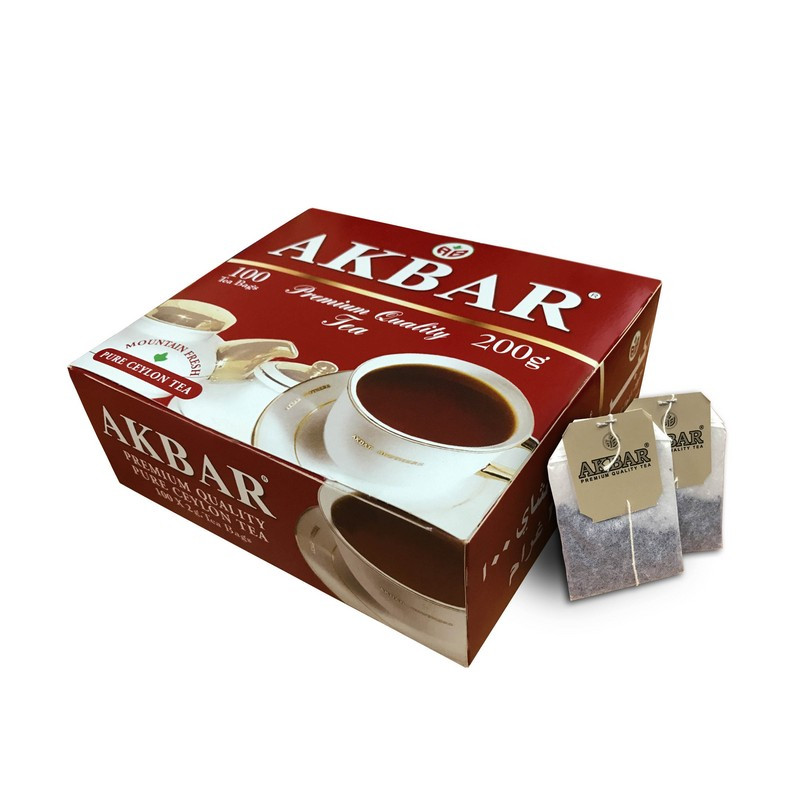 превью Чай Akbar Mountain Fresh черный 100 пакетиков