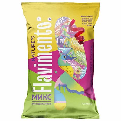 Пастила фруктовая FLAVIMENTO «Nature's», ассорти вкусов, без добавления сахара, 500 г