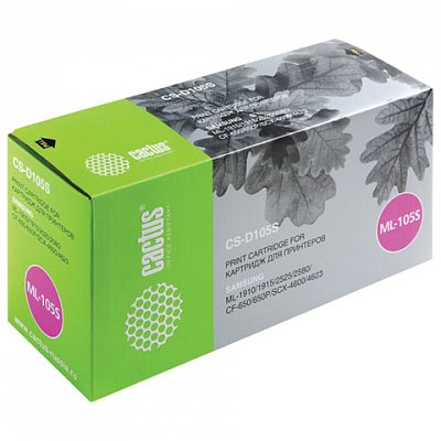 Картридж лазерный CACTUS совместимый (MLT-D105S) ML-1910 и другие, ресурс 1500 стр.