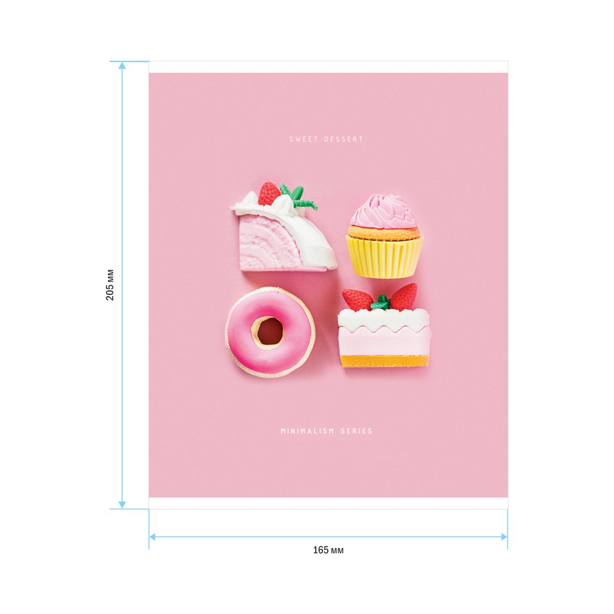 Тетрадь 48л., А5, клетка на гребне ArtSpace «Стиль. Sweet taste»