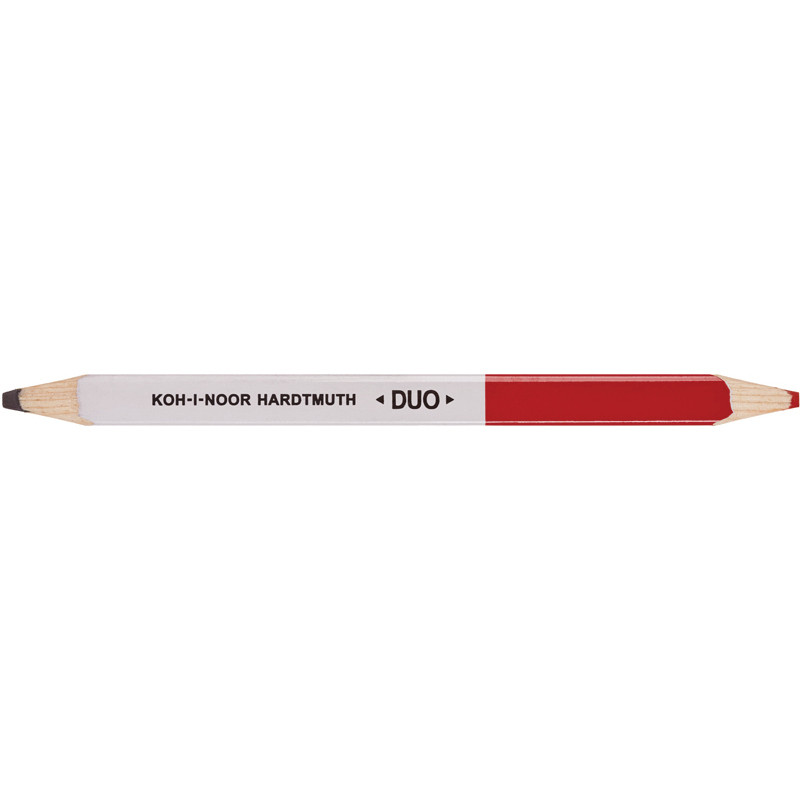 Карандаш чернографитный столярный двойной KOH-I-NOOR duo 1536 KIN 2шт/бл Че