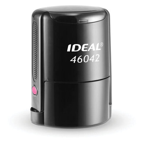 Оснастка для печати оттиск D=42 мм, синий, TRODAT IDEAL 46042, подушка, корпус черный