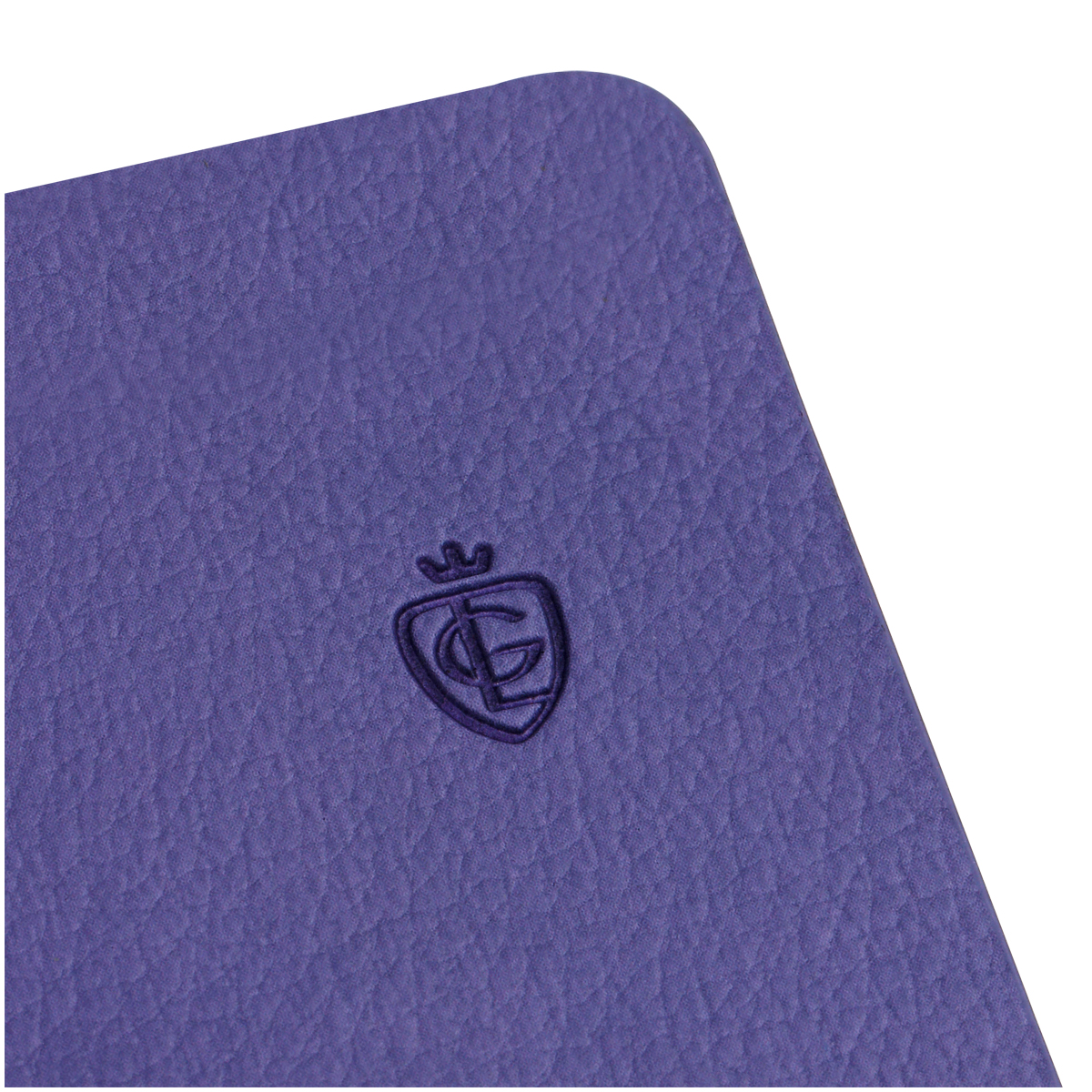 Записная книжка А6 80л. ЛАЙТ, кожзам, Greenwich Line «Classic. Lilac», с резинкой, фактурное тиснение, блок в клетку
