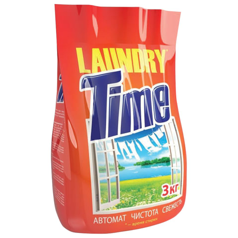 превью Стиральный порошок-автомат 3 кг, LAUNDRY TIME (Лондри Тайм)